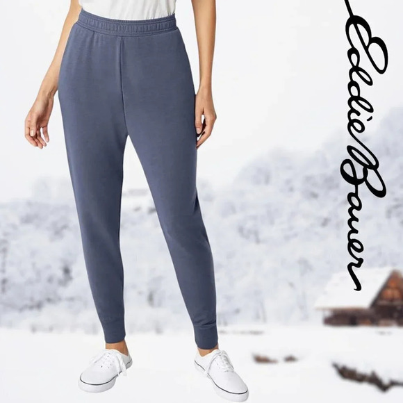 Eddie Bauer | Women's 2 Pack Joggers | Mauve and Blue | NWOT - Picture 3 of 7